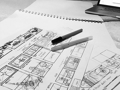 Storyboarding - Trailer animation storyboards