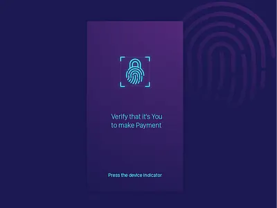 Fingerprint security for payment access fingerprint home landing page payment permission scanner security technology touch