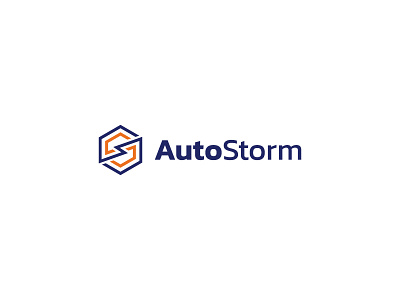 Autostorm app branding car create design identity logo