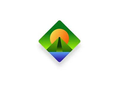 Little Logo Idea brand camping idea illustration logo outdoor scribble square sun tent