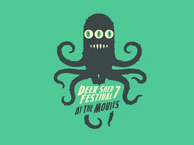 Squiddy alien branding deer shed festival monster octopus squid