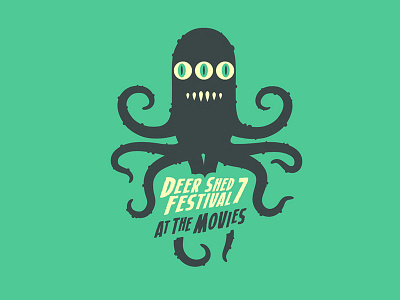 Squiddy alien branding deer shed festival monster octopus squid