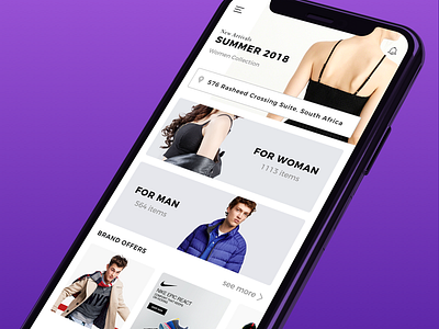 E-Commerce App app e commerce store ecommerce shop fashion nike shoes clothing shopping trending ui