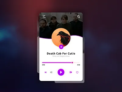 Music Player app daily design music ui ux