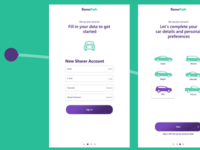 Ride sharing app design concept design driver ride sharing uber