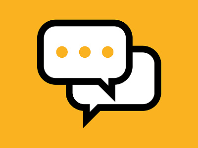 "Discuss" conversation creative process digital art graphic design icon icons presentation