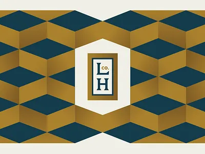 LHco badge branding pattern