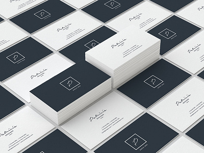 Feminine Business Card branding business card corporate creative feminine floral identity minimal personal professional simple