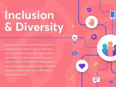 Inclusion and Diversity diversity illustration inclusion landing page