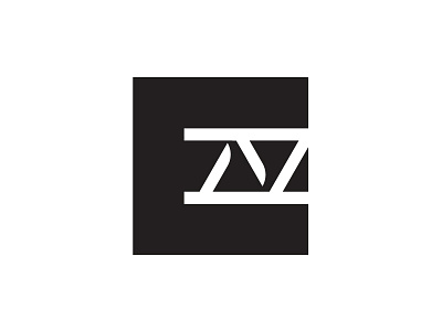 E Bridge Icon black bridge elogo icon logo minimal negativespace shadows simple trellis
