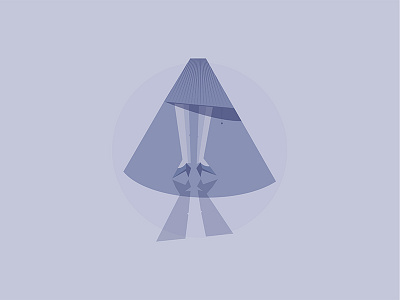 Foot Lamp exploration illustration work in progress