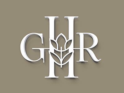 Garden Harbor Residence branding design garden harbor identity logo luxury residence