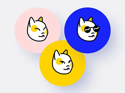 ✨ brand cat cats colorful handdrawn illustration line minimal sticker stickers stroke swag