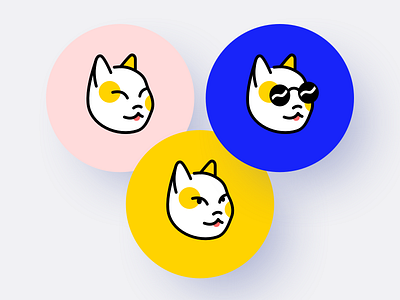 ✨ brand cat cats colorful handdrawn illustration line minimal sticker stickers stroke swag