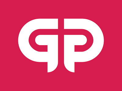 GP Monogram Logo g icon initials letters logo monogram p