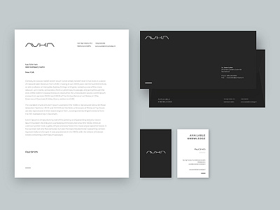 Available knowledge Stationery busines card design envelope letterhead stationery