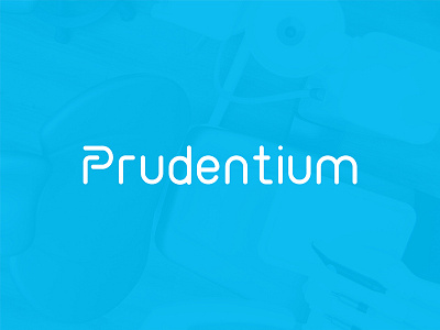 Prudentium Logo apps branding grid system gums health logo logo gram logo grid teeth website