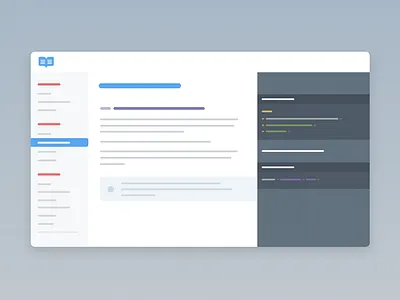 ReadMe Documentation Mockup documentation mockup wireframe
