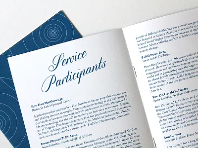 Retirement Celebration Program Design celebration design food bank formal founder graphic program retirement ripple effect service