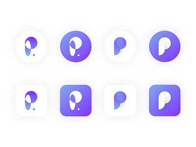 P App icon concept for Android & iOS android app branding concept icon ios logo p