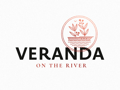 RESTAURANT LOGO dnipro garden kiev logo nature river veranda