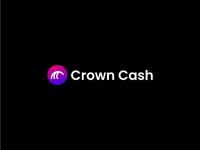 Crown Cash Logo Design crypto logo tech web3