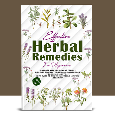 Effective Herbal Remedies For Beginners ebookcover flyer graphic design logo poster