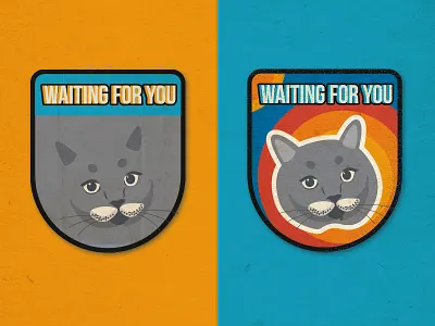 Waiting for you cat pet