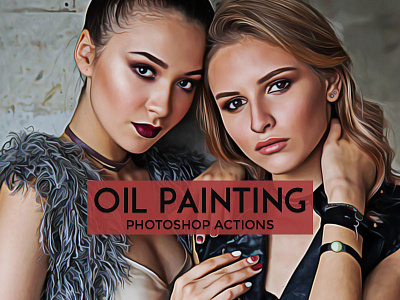 Oil Painting Photoshop Actions action actions art deal digital effect limited panting photography photoshop popular time