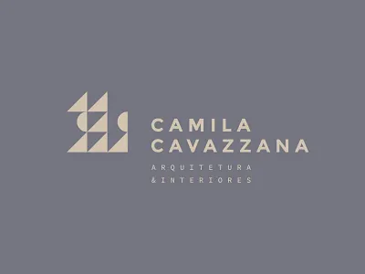 Camila Cavazzana — Brand Design architecture arquitetura brand brand design geometric geométrico graphic design interior design interiores logo logotipo marca