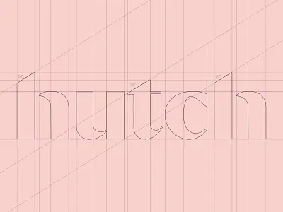 Hutch Logotype Wordmark / Symbol Architecture architecture guide hutch icon logotype mark symbol typography wordmark