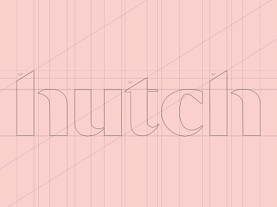 Hutch Logotype Wordmark / Symbol Architecture architecture guide hutch icon logotype mark symbol typography wordmark