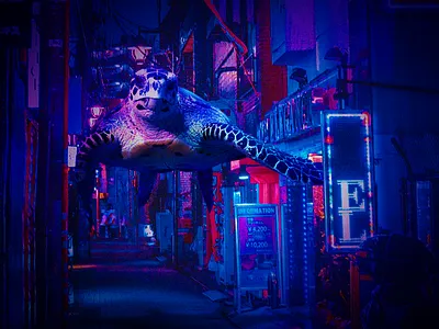 Turtle Alley alley design surrealism turtle visual