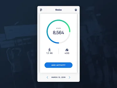 Daily UI #041 app button challenge dailyui design gradient graph icon interface mobile ui