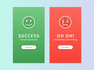 Flash Message - Daily UI - #011 011 adobe dailyui emoji flash interface message smilies ui user ux xd