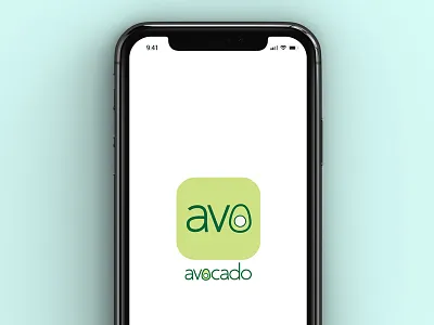 Avocado Logo Concept Mockup branding graphic design illustrations logo design thirty logos