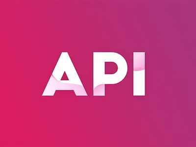 Api api logo pink