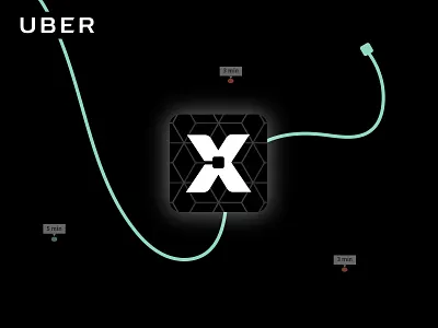Uber Experience icon app / huge project coming car interface digital car hybrid driver icon app new experience in car operating system path uber