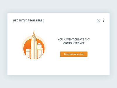 Card illustration ui ux web