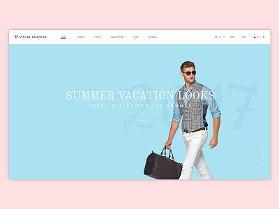 Visual Headers #07 header design mockup mockup creator pre made layouts product mockup slider visual headers