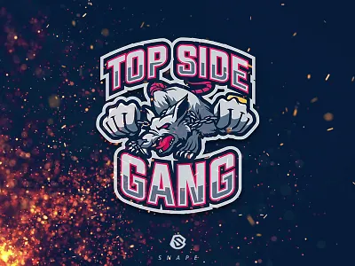 Top Side Gang esport gaming identity logo logotype mascot