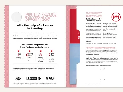 Builders Portfolio booklet branding folder print