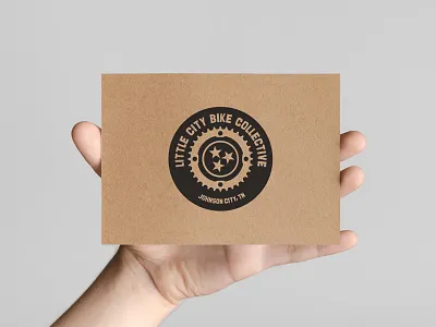 Little City Bike Collective badge bicycle bike bikes branding club gear logo tennessee