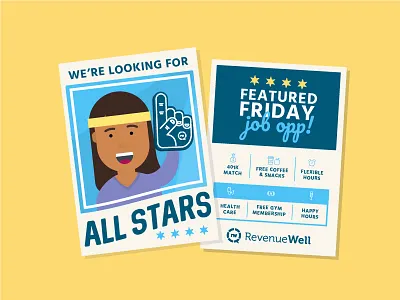 Baseball Cards for Recruiting all stars baseball cards character flat foam finger hiring hr recruiting