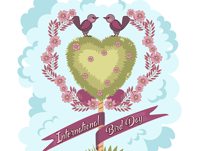 Example of Intertational Bird Day