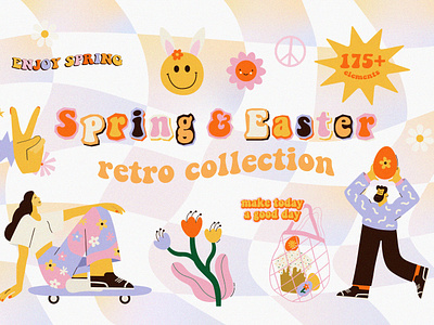 Retro Spring & Easter in 70s-90s