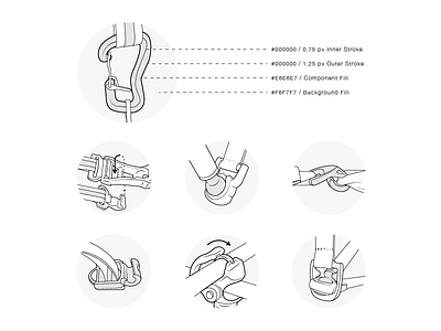 Technical Icons gear icons illustrations technical