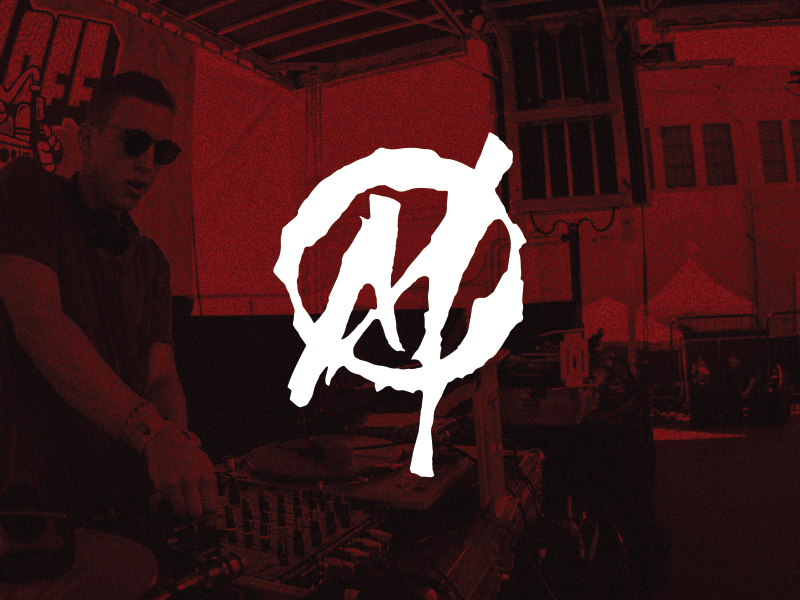 Symbol design for MADEAUX dj calligraphy colapen dj hand lettering handmade font lettering logo logotype madeaux music symbol typography