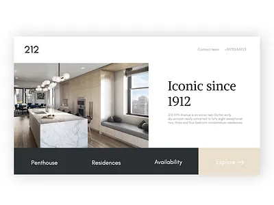 212 Fifth Avenue design new york real estate web