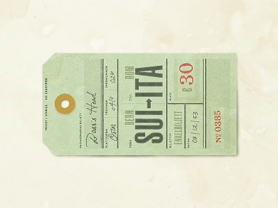 Train Ticket european old retro ticket train vintage weathered